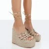 Chakkra Gold PU High Heeled Sandal Espadrilles Wedges 1 Chakkra Gold PU High Heeled Sandal Espadrilles Wedges -Chic Footwear Shop 0057 0dbe3281 048d 42a3 b0ab fa7bc07a4658