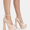 Formation Nude Patent Padlock Detail Chunky Square Peep Toe Platform Heels 2 Formation Nude Patent Padlock Detail Chunky Square Peep Toe Platform Heels -Chic Footwear Shop 1771A2497copy