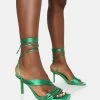 Scout Lime Grain PU Clear Perspex Pointed Toe Diamante Strappy Heels -Chic Footwear Shop 1 7647dd4b 566f 49ac 8a05 05d690038bf8