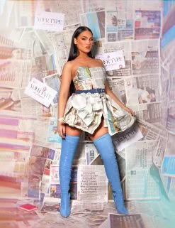 Jodie Blue Denim Seam Detail Pointed Toe Stiletto Thigh High Boots 11 Jodie Blue Denim Seam Detail Pointed Toe Stiletto Thigh High Boots -Chic Footwear Shop 24 fd91596e a837 4c56 b643 4259b874f262