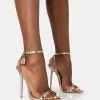 Ti Amo Gold Metallic PU Padlock Detail Barely There Pointed Toe Stilettos Heels 1 Ti Amo Gold Metallic PU Padlock Detail Barely There Pointed Toe Stilettos Heels -Chic Footwear Shop 2 efef8187 ca33 453a b315 d213faedeaa9