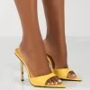 Amber X Public Desire Powerful Wide Fit Yellow Croc Metallic Stiletto Heels -Chic Footwear Shop 2a081b0d 8010 4b3f 986a 0c252e554ae3