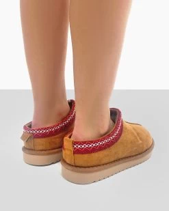 Tamsin Tan Brown Faux Suede Red Embroidered Slipper Boots 7 Tamsin Tan Brown Faux Suede Red Embroidered Slipper Boots -Chic Footwear Shop 3 d02a7450 dd29 4ccd a50f b10f9522d6a0