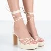 Bring It Ecru Patent Croc Square Toe Lace Up Strappy Platform Thin Block Heels 1 Bring It Ecru Patent Croc Square Toe Lace Up Strappy Platform Thin Block Heels -Chic Footwear Shop 771A0228