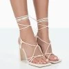 Beauty Wide Fit Ecru Pu Square Toe Lace Up Block Mid Heeled Sandals 2 Beauty Wide Fit Ecru Pu Square Toe Lace Up Block Mid Heeled Sandals -Chic Footwear Shop 771A0625 5a47abc0 1c80 4807 b8c5 3304082a6f9e