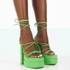 Glow Girl Apple Green Patent PU Lace Up Platform High Heels 2 Glow Girl Apple Green Patent PU Lace Up Platform High Heels -Chic Footwear Shop 771A1386 470c2a58 a989 420e 87a8 6379c48a9470