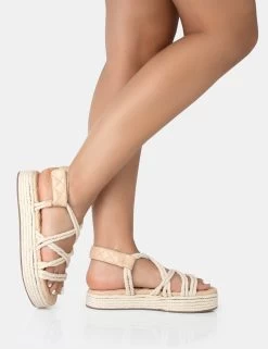 Duffy Wide Fit Ecru Rope Flat Dad Sandals 9 Duffy Wide Fit Ecru Rope Flat Dad Sandals -Chic Footwear Shop 771A2290 0e6d7991 9ee1 4630 b5e5 801fb7b8d754