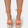 Take Off Orange Embroidered Portofino Lace Up Raffia Square Toe Wedge Heels 2 Take Off Orange Embroidered Portofino Lace Up Raffia Square Toe Wedge Heels -Chic Footwear Shop 771A2590