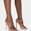 Jojo Nude Patent Cut Out Perspex Strap Square Toe Stiletto Heels 1 Jojo Nude Patent Cut Out Perspex Strap Square Toe Stiletto Heels -Chic Footwear Shop 771A2648