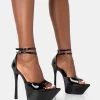 Vortex Black Patent Platform Barely There Pointed Toe Stiletto Heels -Chic Footwear Shop 771A3537 756a95dc e350 4bfe a9f4 cfacf46ea8ff