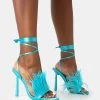 Iconic Bright Blue Satin & Blue Feather Detail Square Toe High Heels 2 Iconic Bright Blue Satin & Blue Feather Detail Square Toe High Heels -Chic Footwear Shop 771A4459 882b36b0 7a1f 46e0 966a 655a598cd438