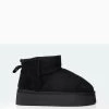 Theo Black Faux Suede Ultra Mini Ankle Platform Boots 1 Theo Black Faux Suede Ultra Mini Ankle Platform Boots -Chic Footwear Shop 771A5180