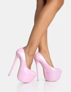 Stargaze Baby Pink Patent Extreme Court Stiletto Heels 7 Stargaze Baby Pink Patent Extreme Court Stiletto Heels -Chic Footwear Shop 771A5470