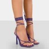 Lacey Wide Fit Purple Patent Square Toe Strappy Lace Up Stiletto Heels 1 Lacey Wide Fit Purple Patent Square Toe Strappy Lace Up Stiletto Heels -Chic Footwear Shop 771A9159 011f4a2e f3c3 4424 a0c4 c4ba3bc6a852