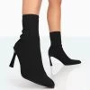 Farah Black Knitted Pointed Toe Stiletto Heel Ankle Sock Boots 1 Farah Black Knitted Pointed Toe Stiletto Heel Ankle Sock Boots -Chic Footwear Shop 771A9171 b31d4b44 46f5 47e2 a10e 518e6aa7b059