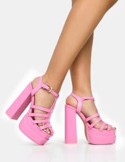 Denver Baby Pink Woven Double Platform Sandal Heels 8 Denver Baby Pink Woven Double Platform Sandal Heels -Chic Footwear Shop 8 2a577c04 22de 411d b643 ead0a1f30291