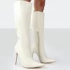 Horizon Wide Fit Ecru Grain Knee High Boots 1 Horizon Wide Fit Ecru Grain Knee High Boots -Chic Footwear Shop HORIZONECRUFRONT 81319fa3 b3d5 4087 acce dbb2ce41c957