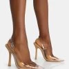 Infinity Nude Perspex Pointed Toe Stiletto Pointed Court Heels -Chic Footwear Shop IMG 1178