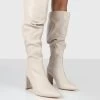 Mine Wide Fit Stone PU Knee High Boots 2 Mine Wide Fit Stone PU Knee High Boots -Chic Footwear Shop MINEWFSTONEFRONT ce72d130 5432 4875 993d 3c2c54a2f7d7