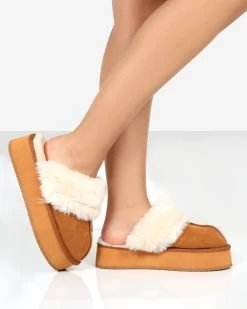 Cosy Chestnut Brown Faux Suede Platform Slider Slippers 8 Cosy Chestnut Brown Faux Suede Platform Slider Slippers -Chic Footwear Shop PDECOMTEMPLATE2copy7 f6625d5c 298a 4c3d ad7f 9df92b376459